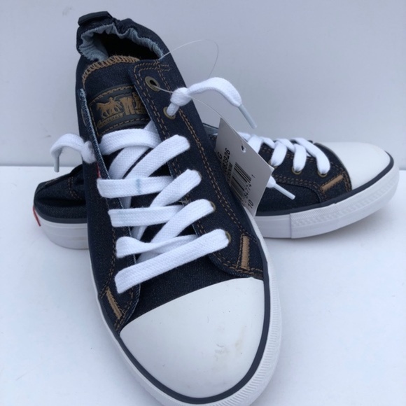 Levi's Shoes Levis Ladies Denim Canvas Slip On Sneakers Poshmark